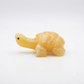 Yellow Calcite Turtle Figurine