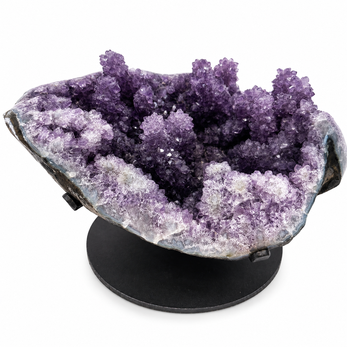 Natural Amethyst Flower Geode