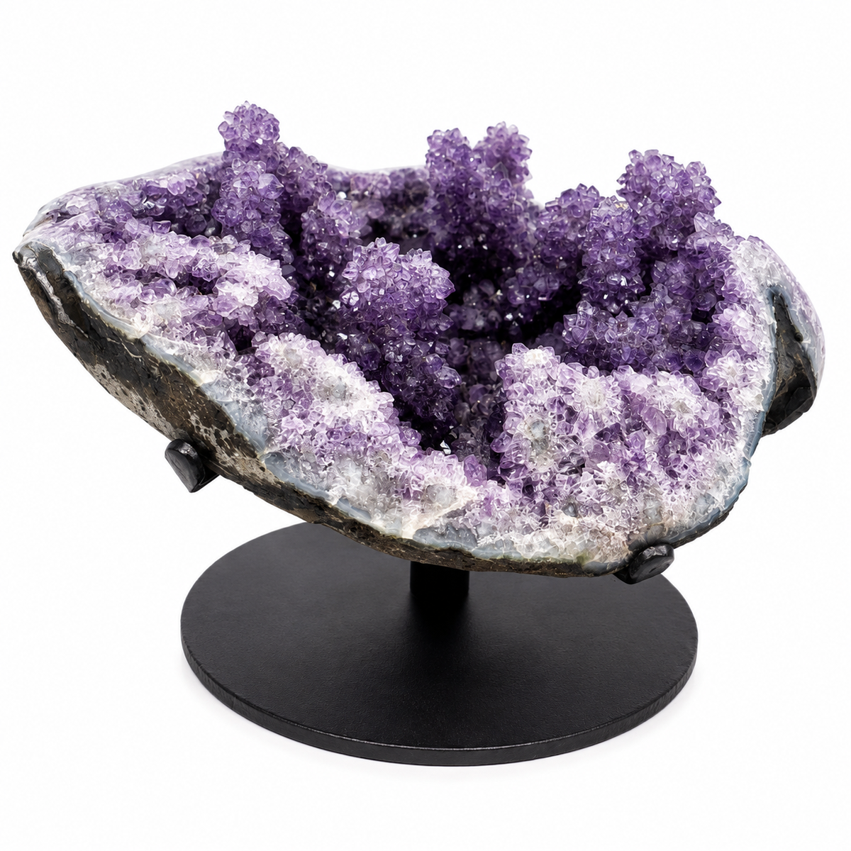 Natural Amethyst Flower Geode