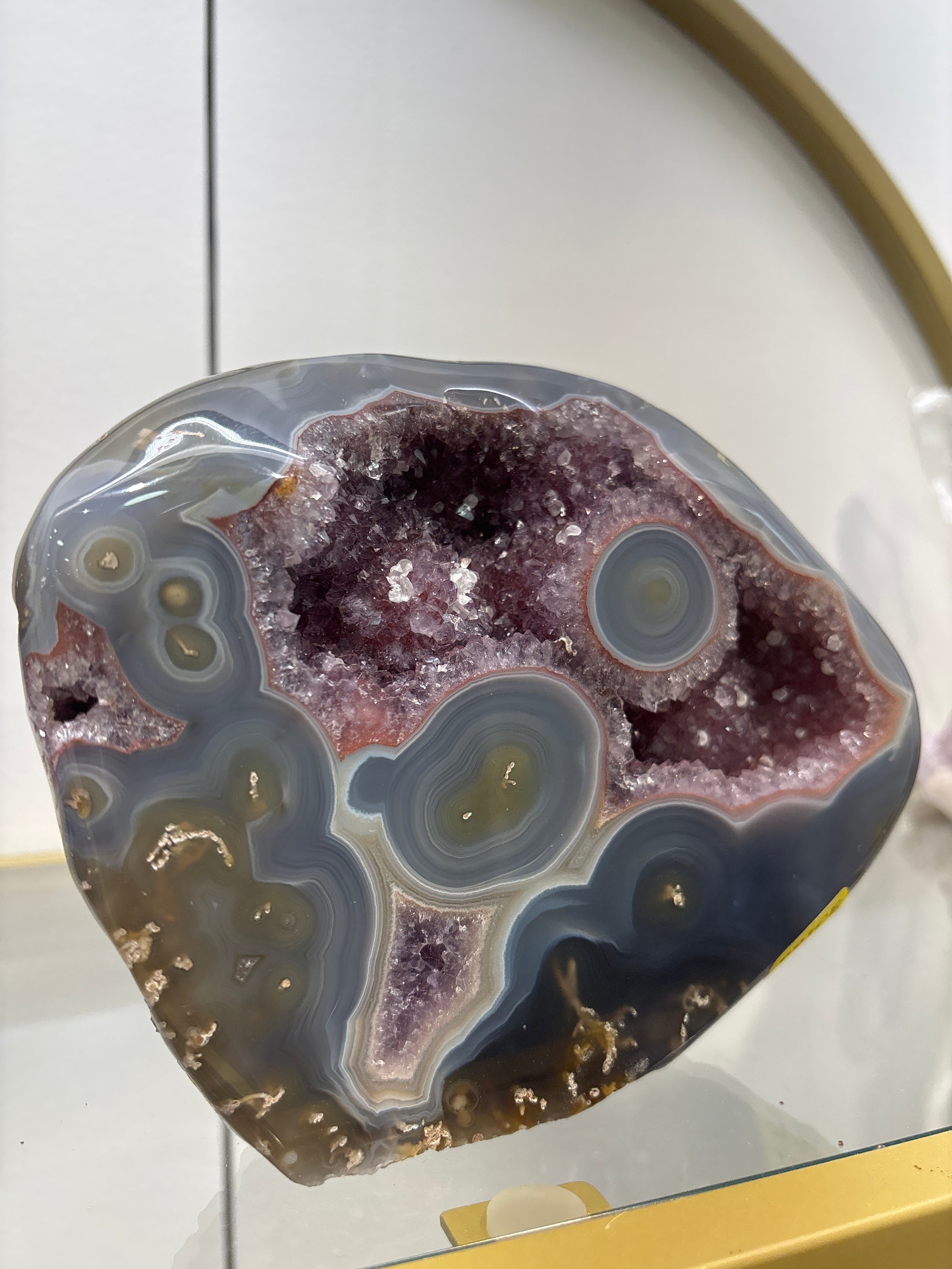 Agate amethyst 37