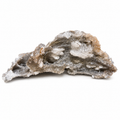 Smoky Quartz on Chalcedony Cluster