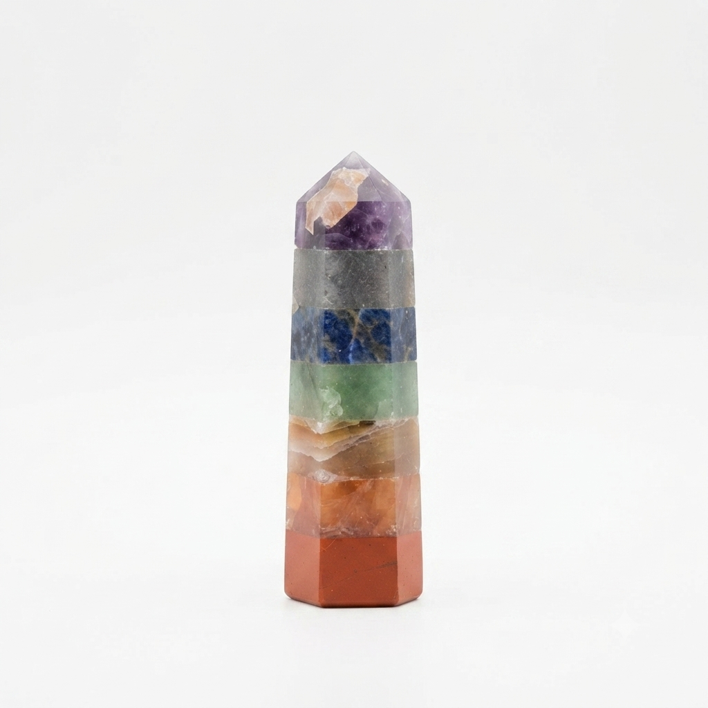 7 Chakras Crystal Tower