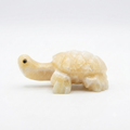 Cream Onyx Turtle Figurine