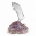 Calcite with Amethyst Crystal Cluster