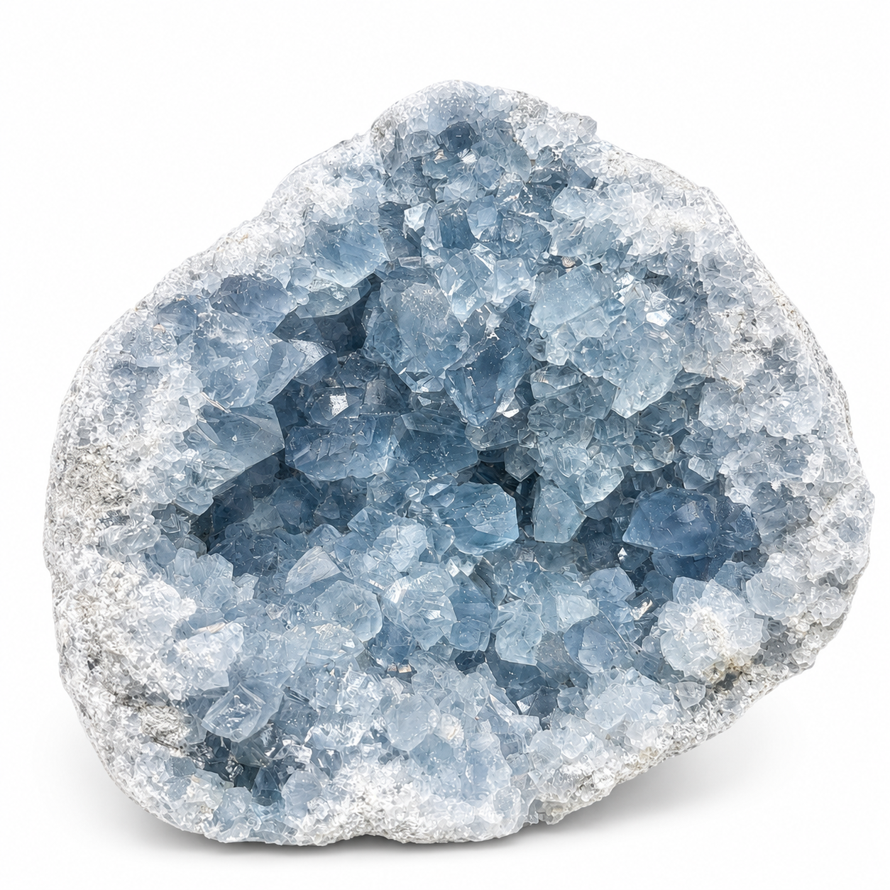 Blue Celestite Geode