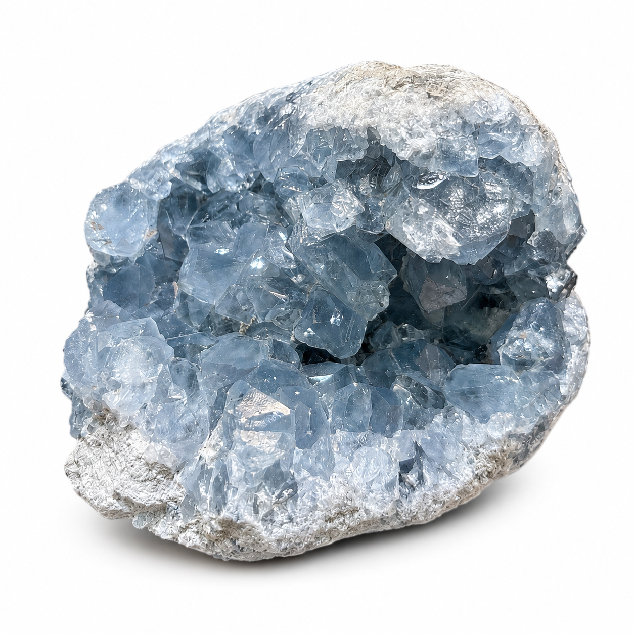 Blue Celestite Geode