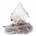 Calcite with Amethyst – Mineral Specimen