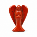 Red Jasper Angel Carving