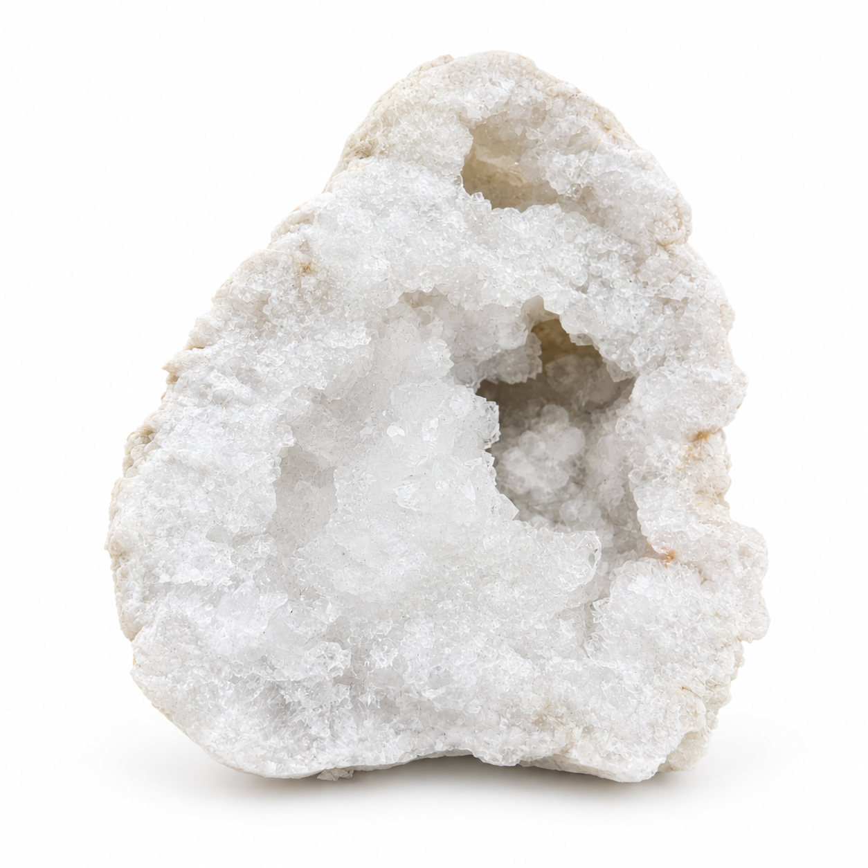 Natural White Quartz Geode
