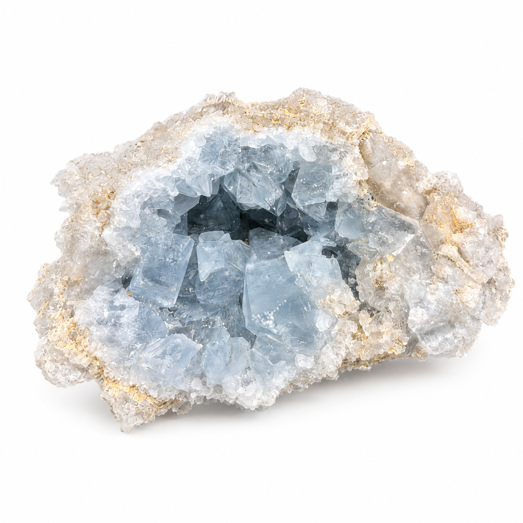 Celestite Crystal Cluster