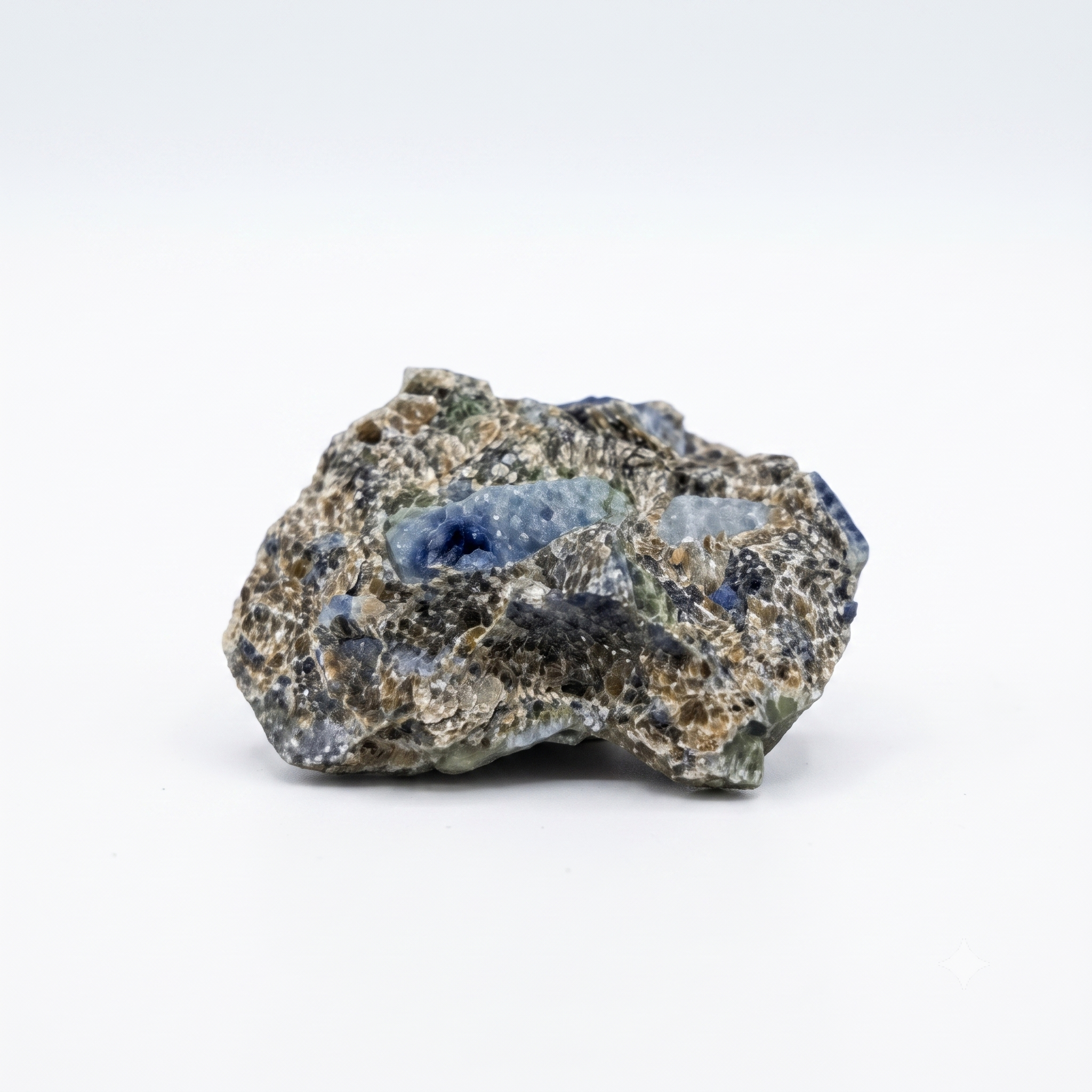 Blue Sapphire in Matrix Mineral