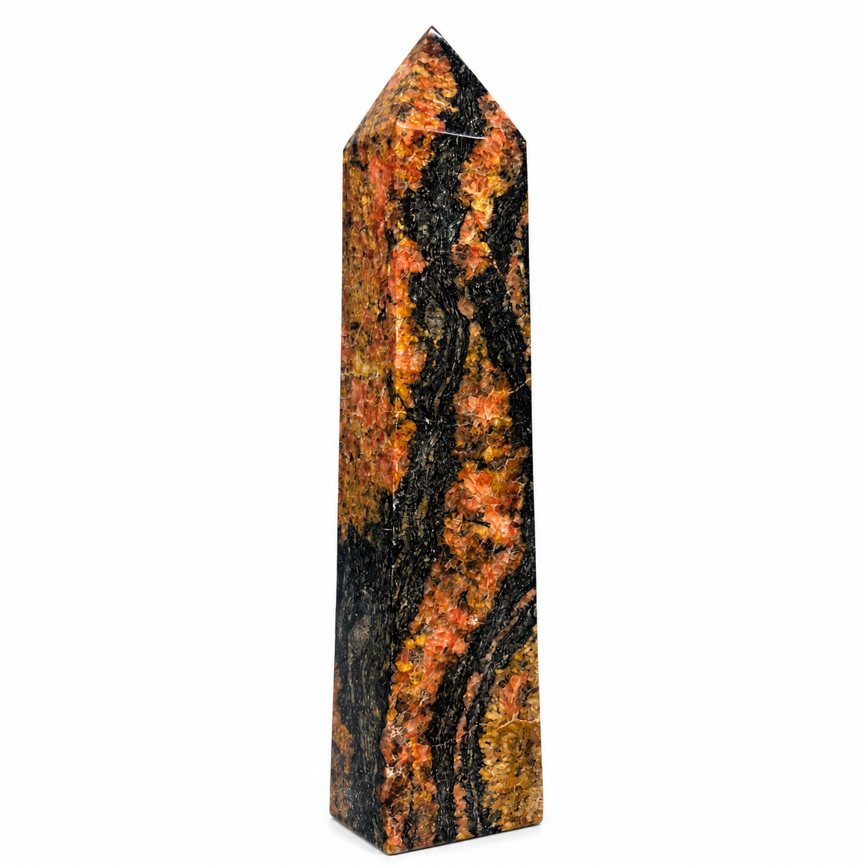 Pink & Black Tourmaline Tower