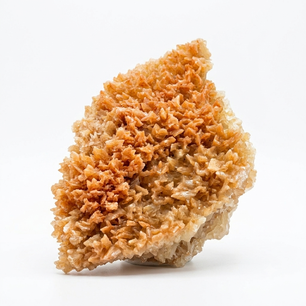Peach Calcite Cluster