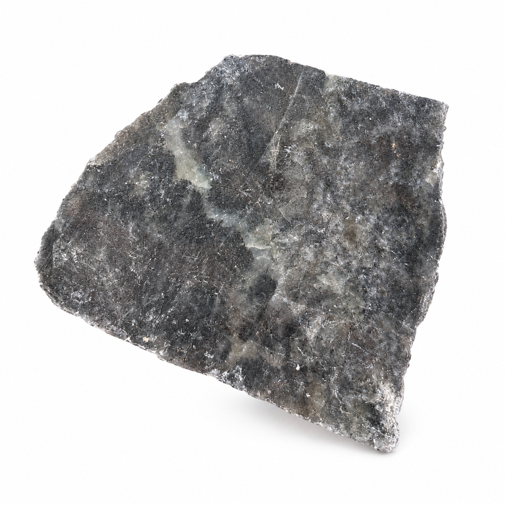 Black Tourmaline in Quartz Slab