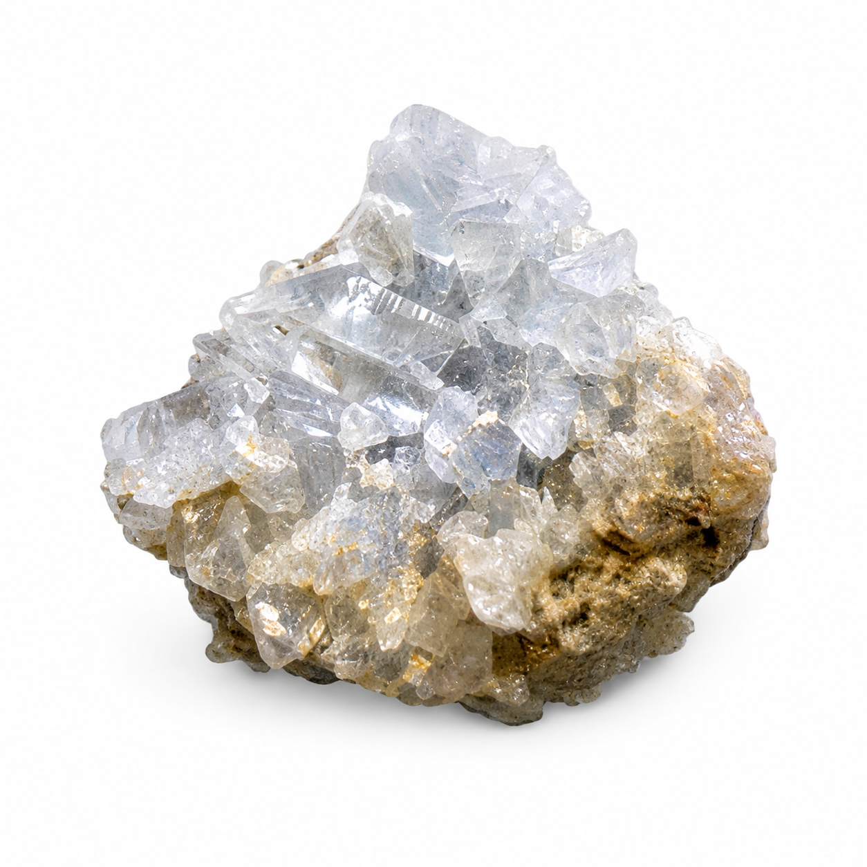 Clear Crystal Cluster Mineral Specimen