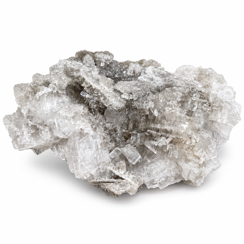 Natural Clear Calcite Crystal Cluster