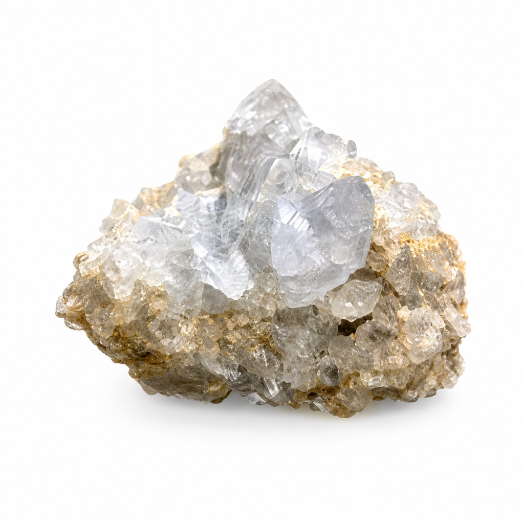 Clear Crystal Cluster Mineral Specimen