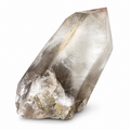 Smoky Quartz Point with Pyrite
