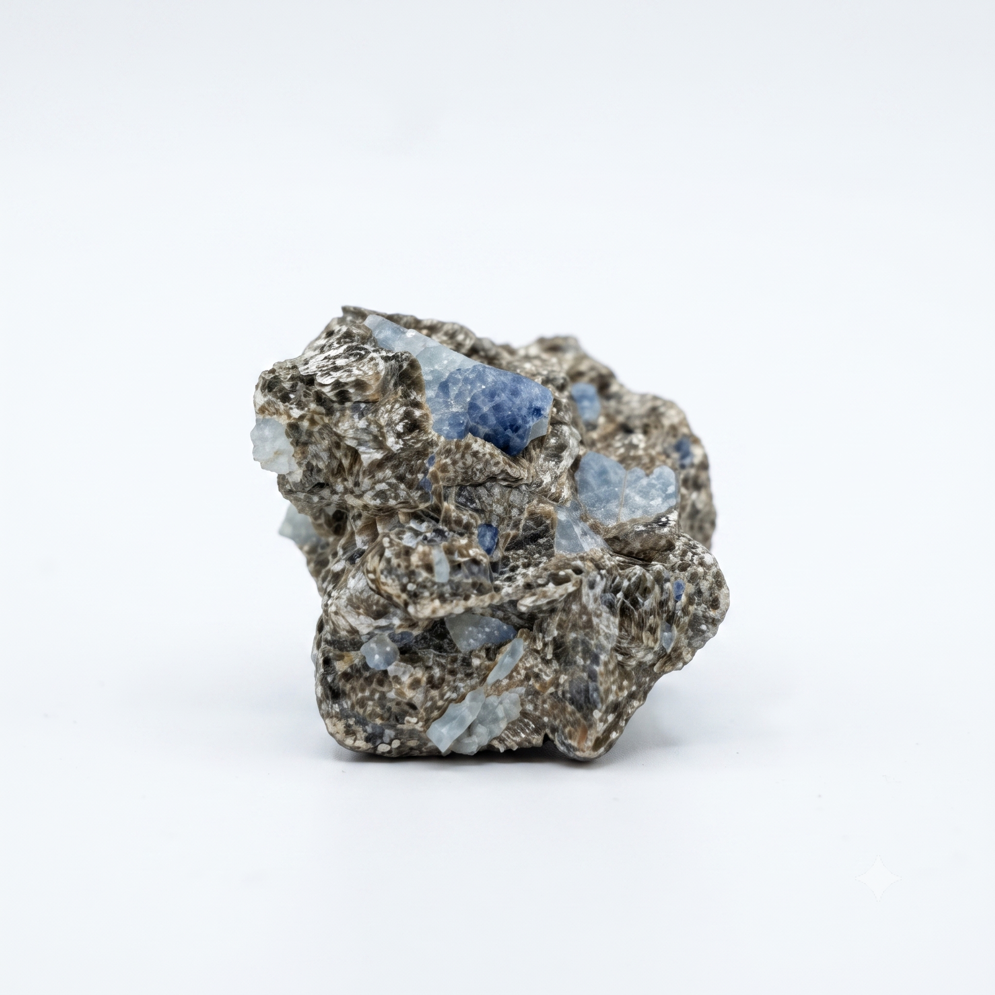Blue Sapphire in Matrix Mineral