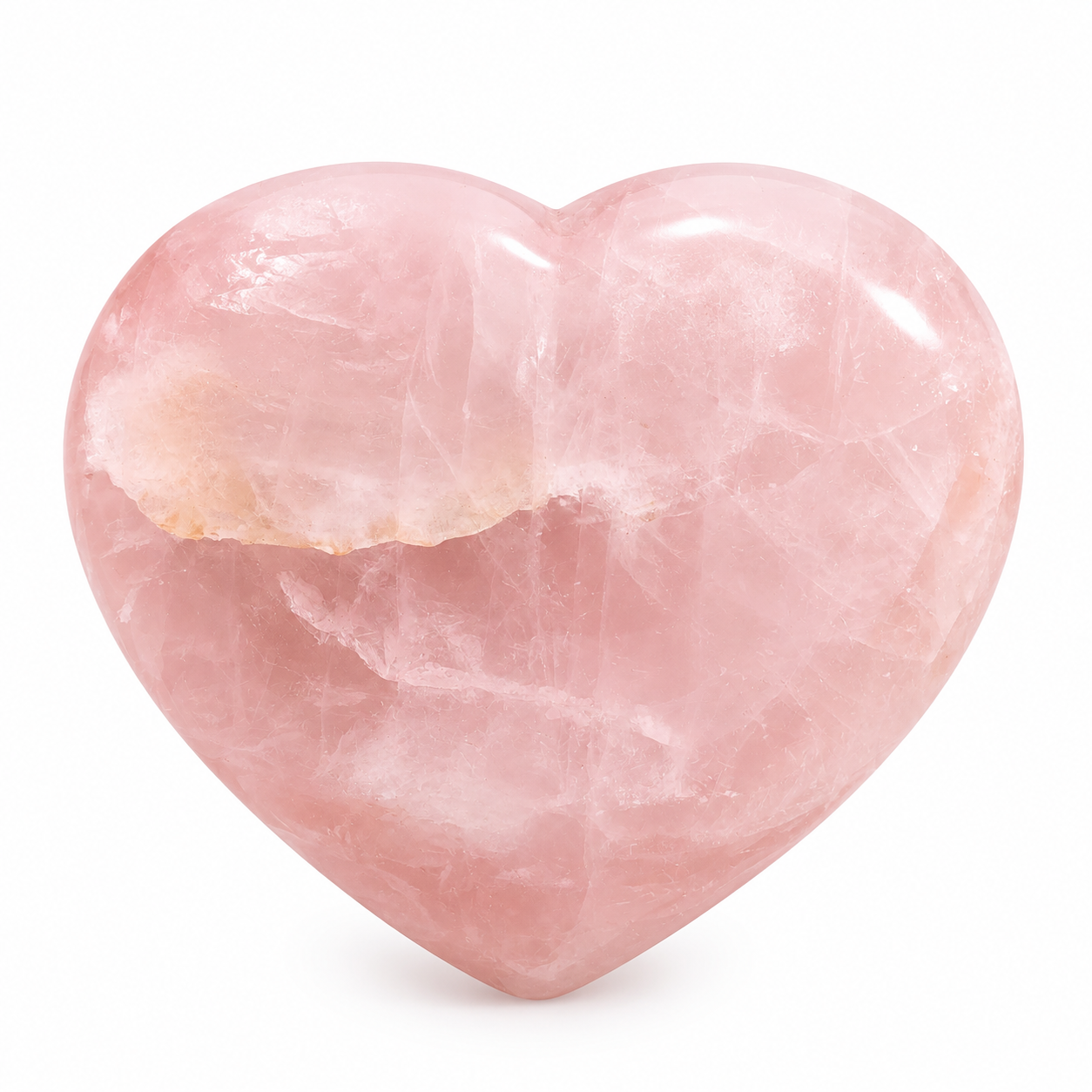 Rose Quartz Heart