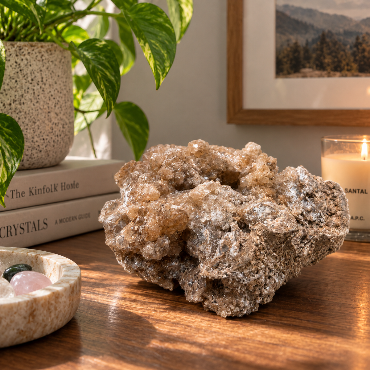 Aragonite Crystal Cluster – Natural Mineral Specimen
