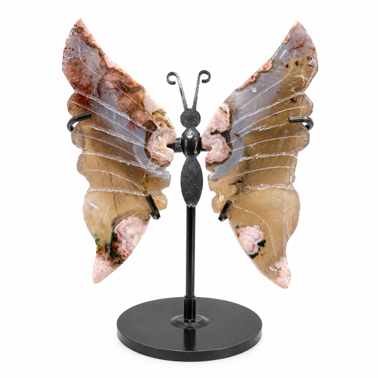 Agate Butterfly on Stand