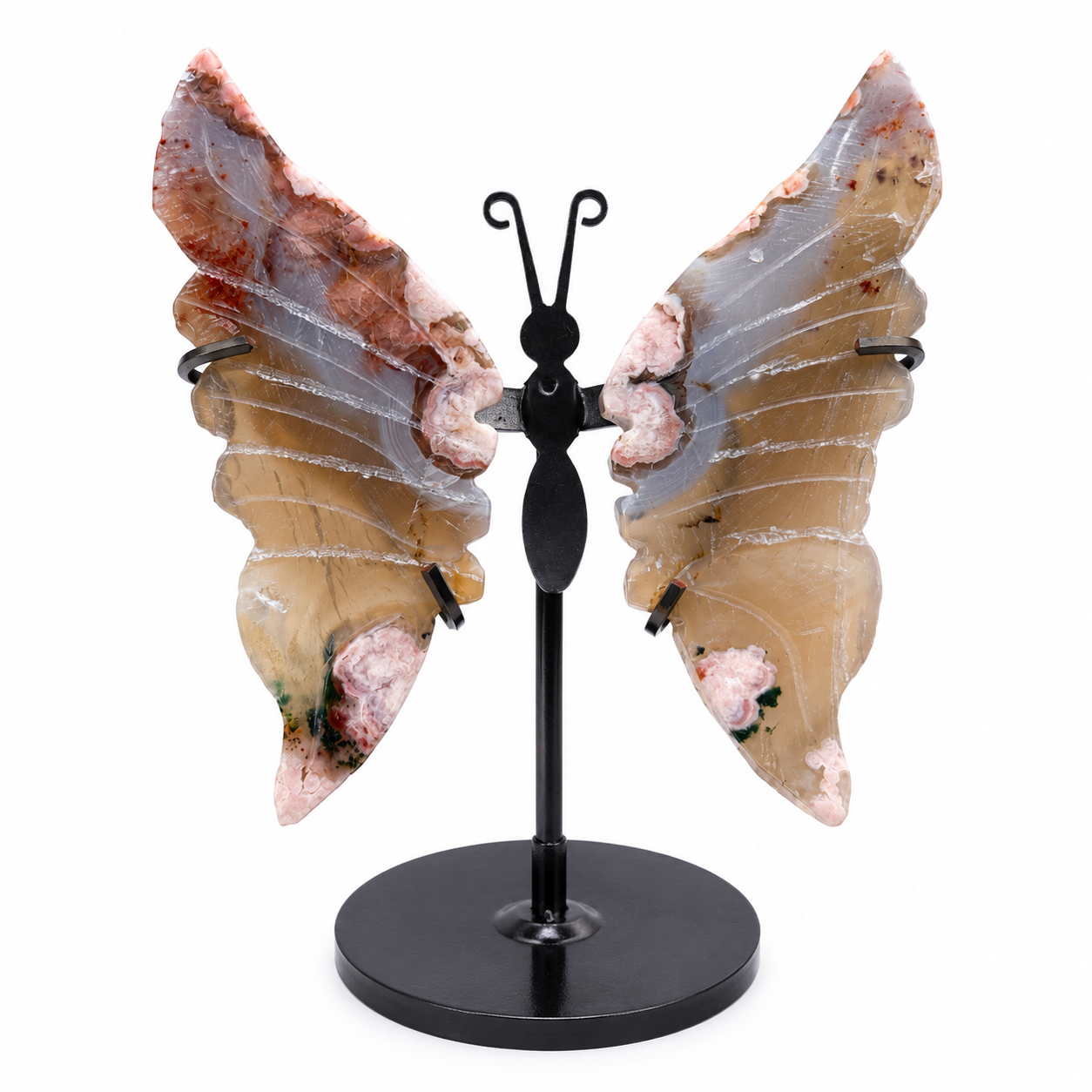 Agate Butterfly on Stand