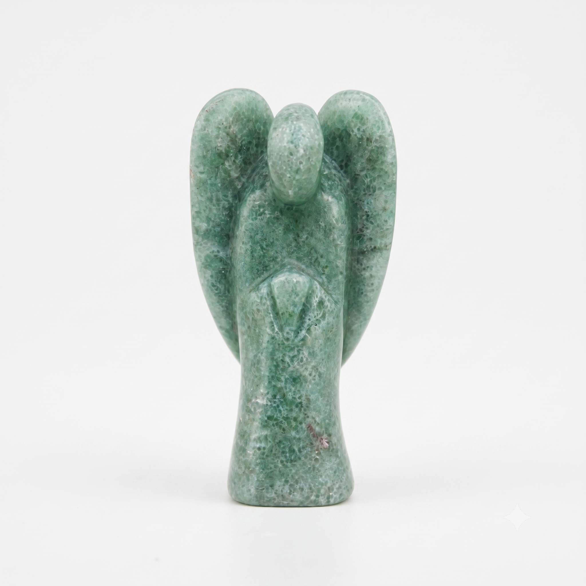 Hand-Carved Green Aventurine Pocket Angel