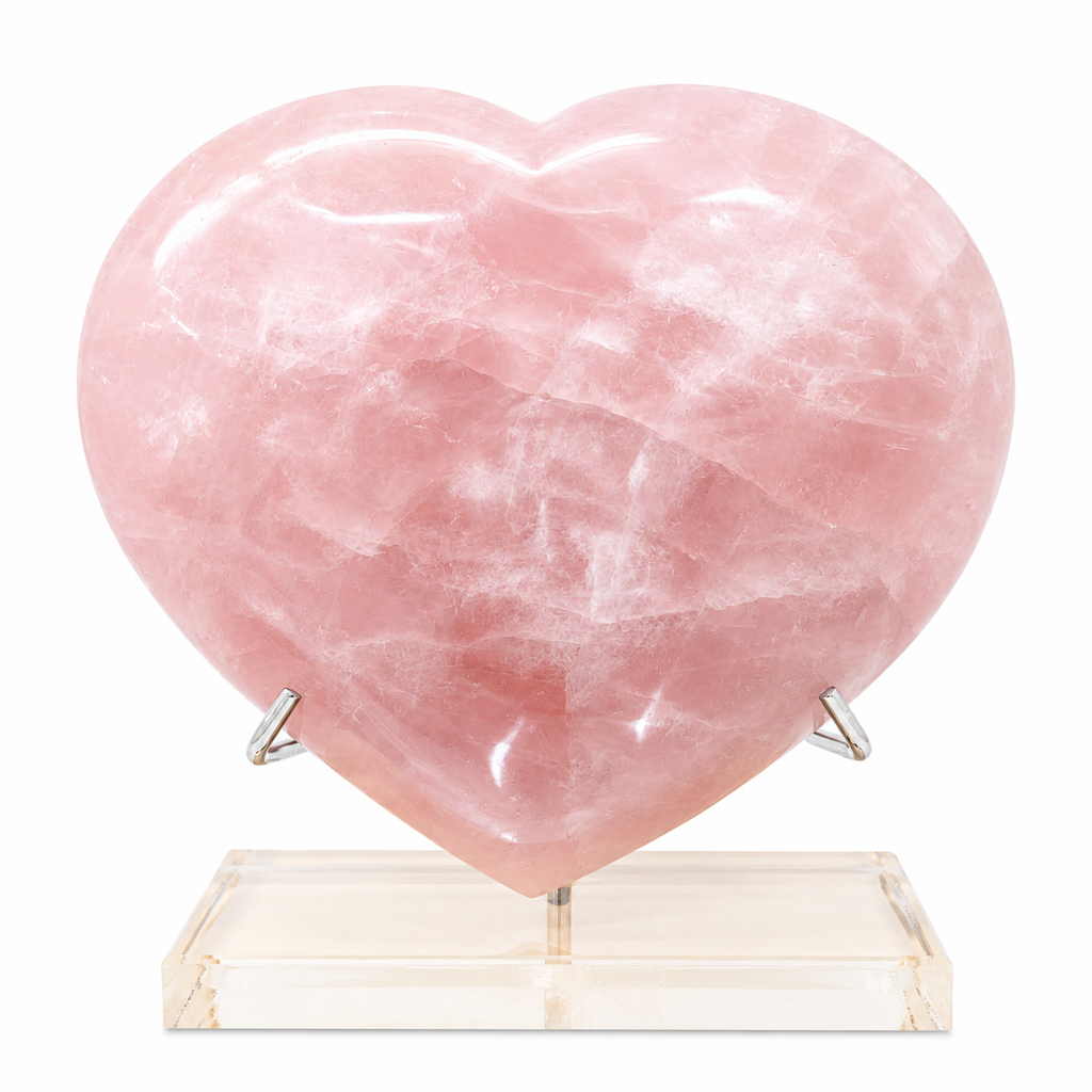 Rose Quartz Heart