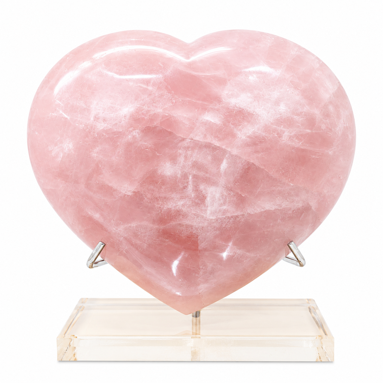 Rose Quartz Heart