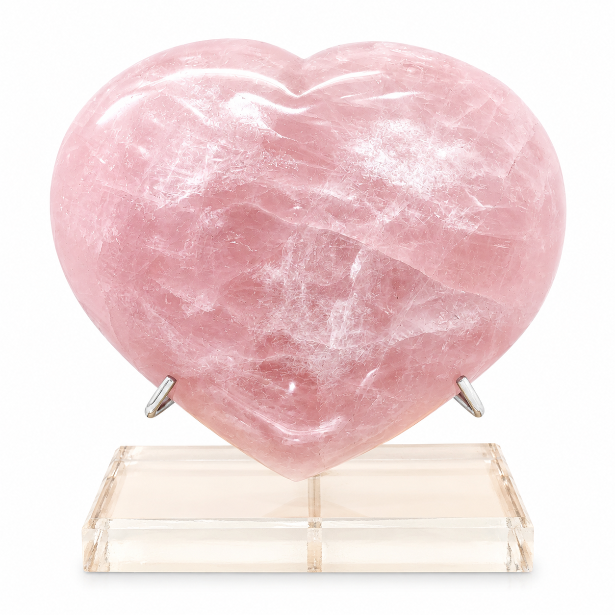 Rose Quartz Heart