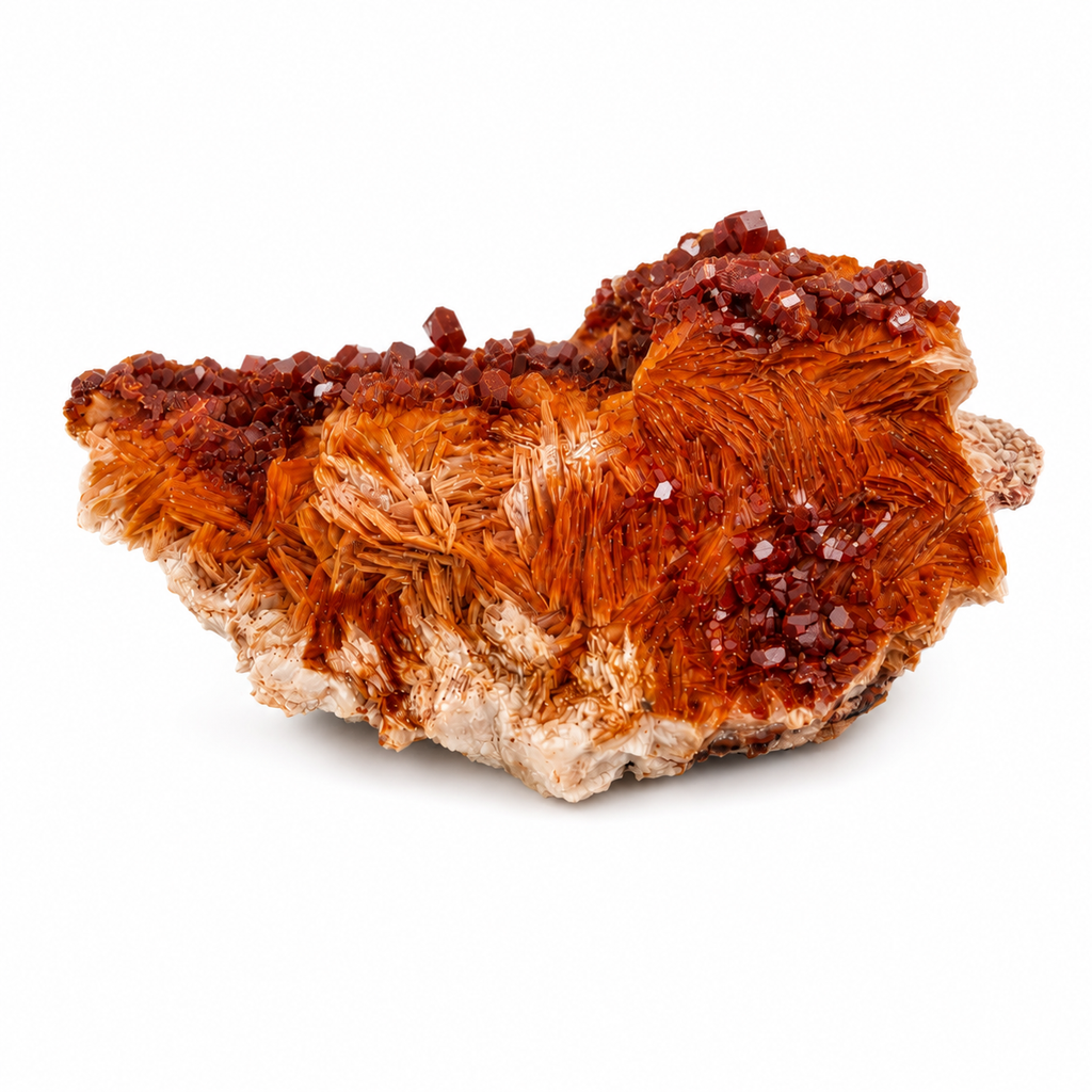 Vanadinite on Barite