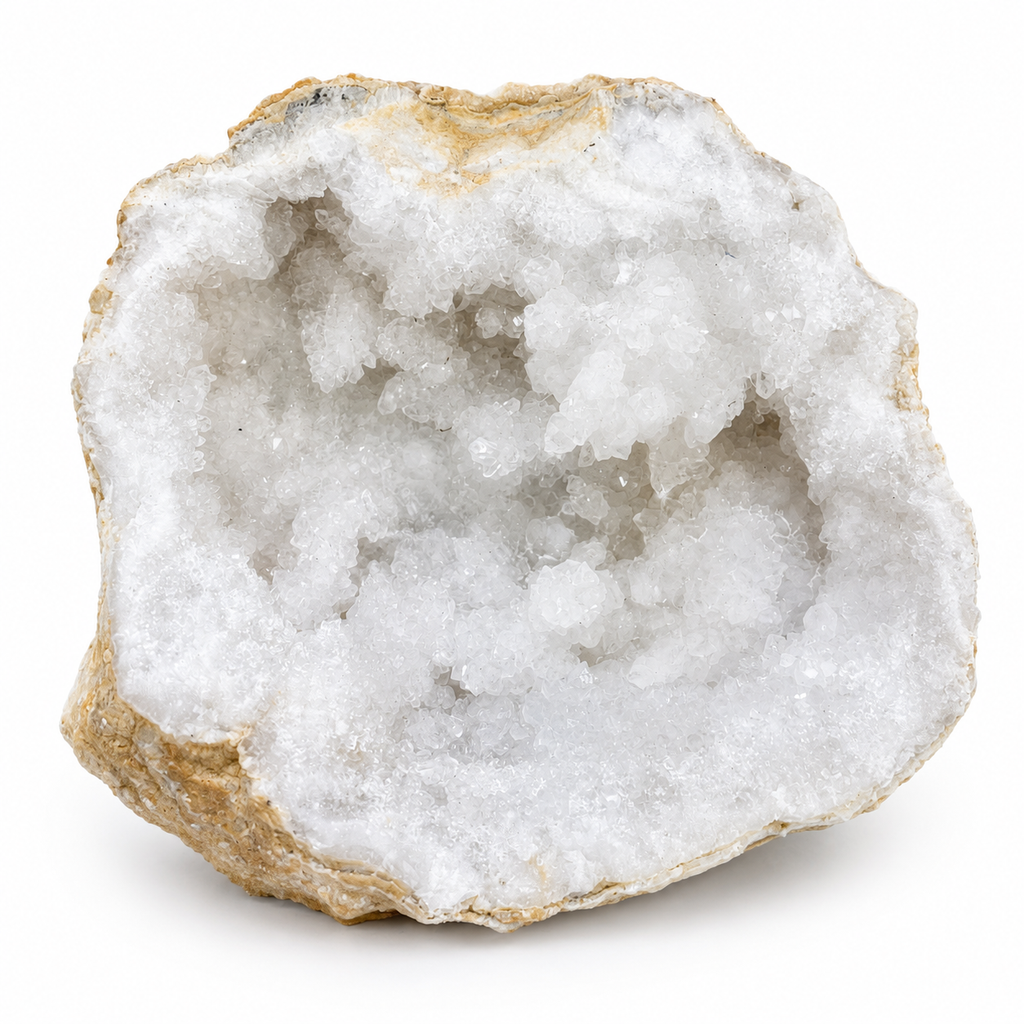 White Quartz Geode