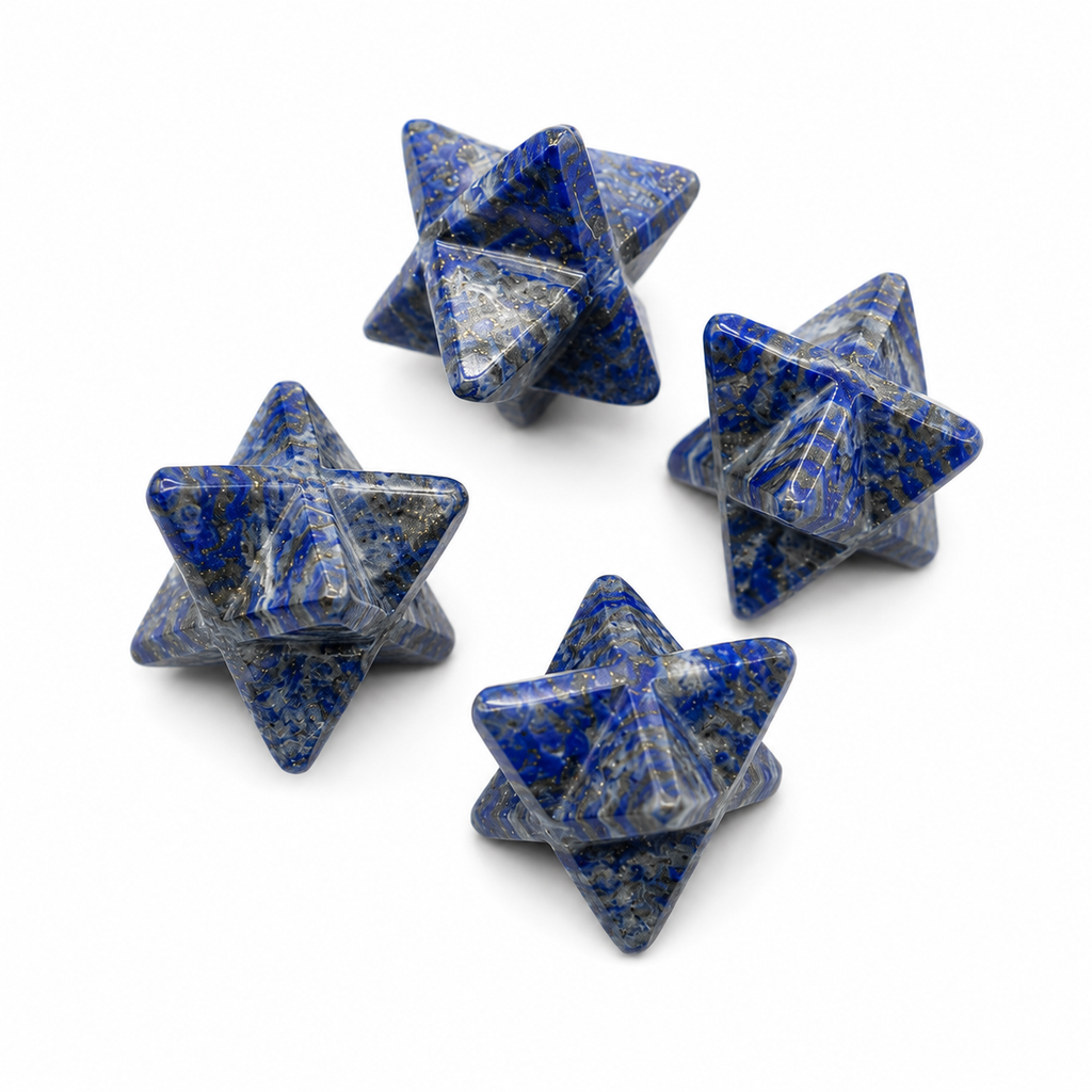 Lapis Lazuli Merkaba Star