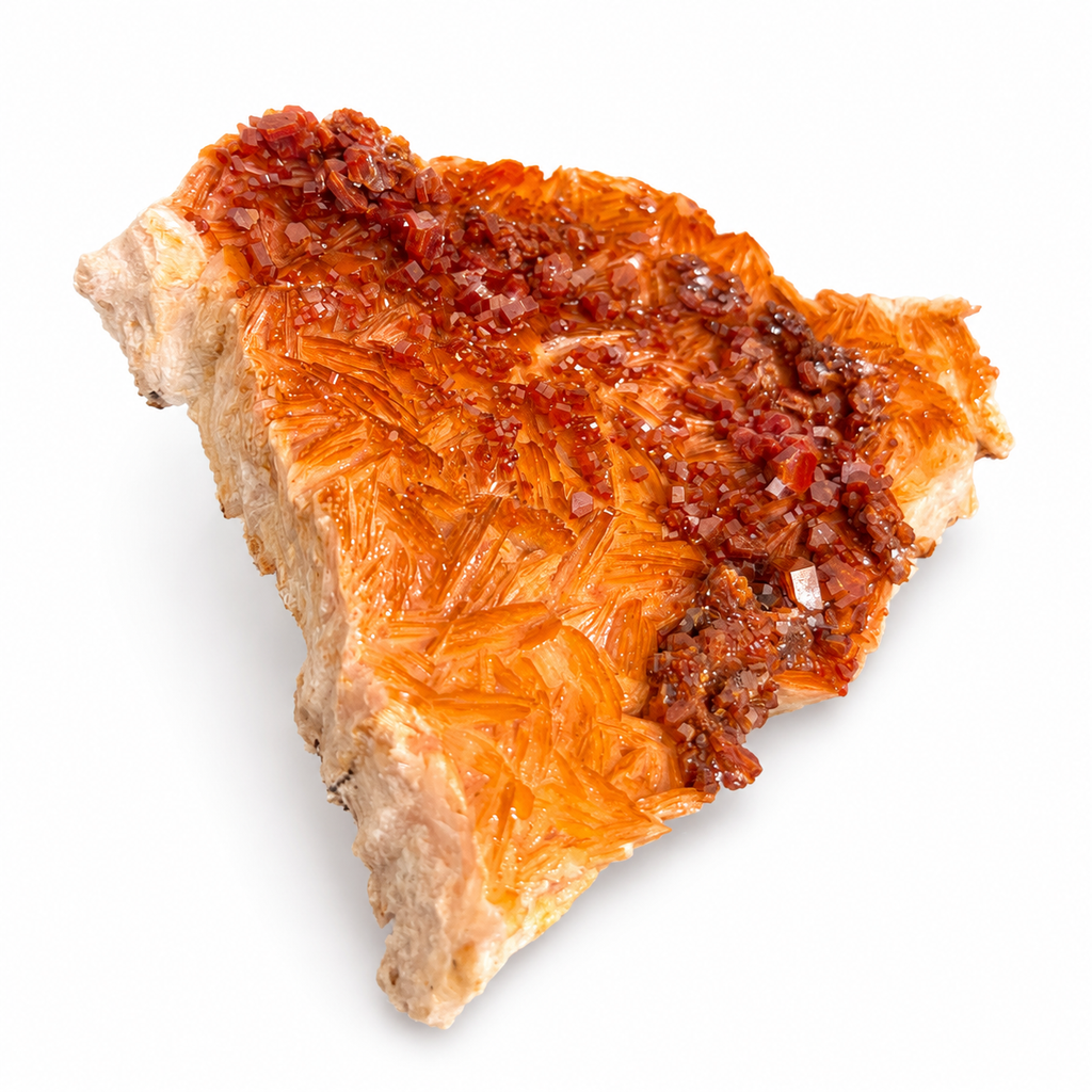 Vanadinite on Barite