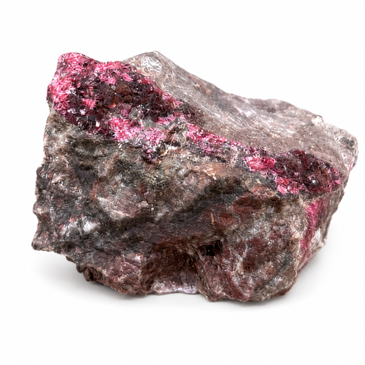 Pink & Earth-Tone Mineral Specimen
