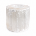 Selenite Tea Light Candle Holder