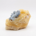 Sky Blue Celestite & Golden Honey Calcite