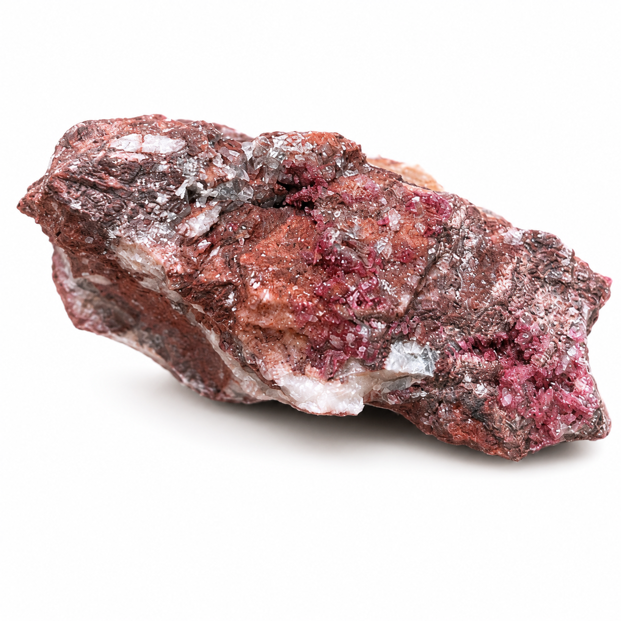 Pink & Earth-Tone Mineral Specimen