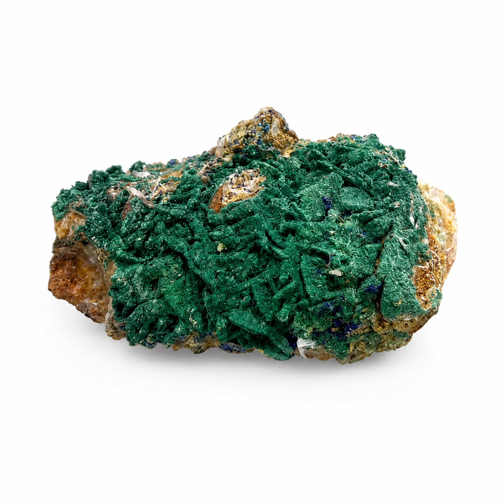 Malachite with Azurite