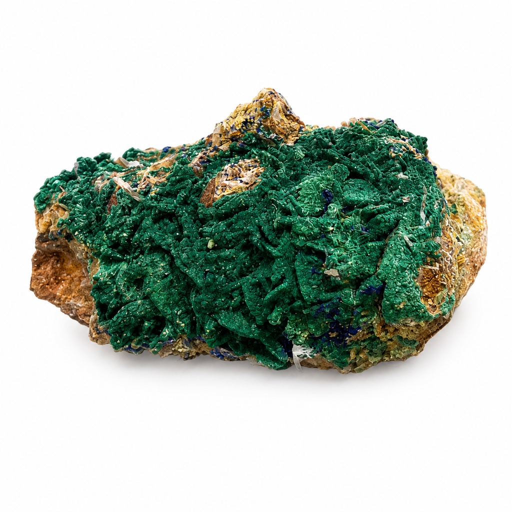Malachite with Azurite