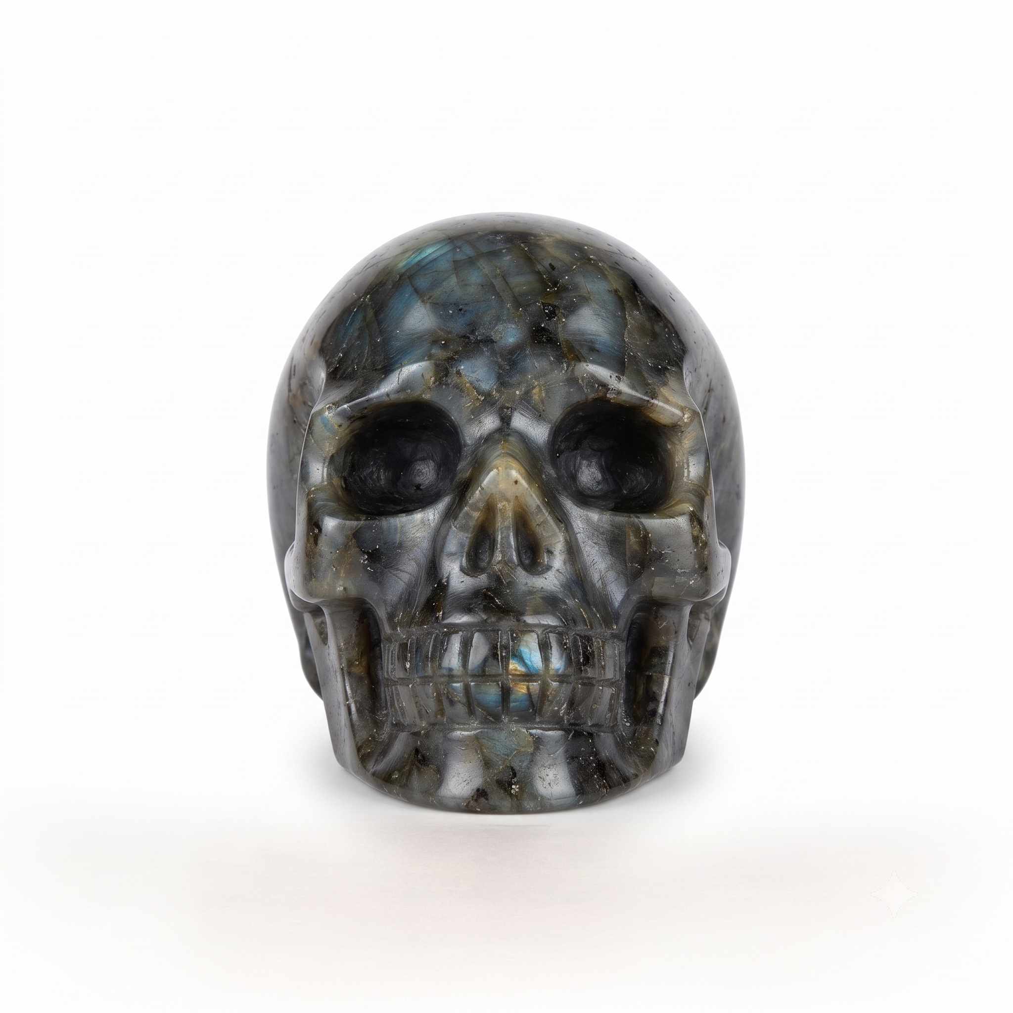 Labradorite Crystal Skull Specimen