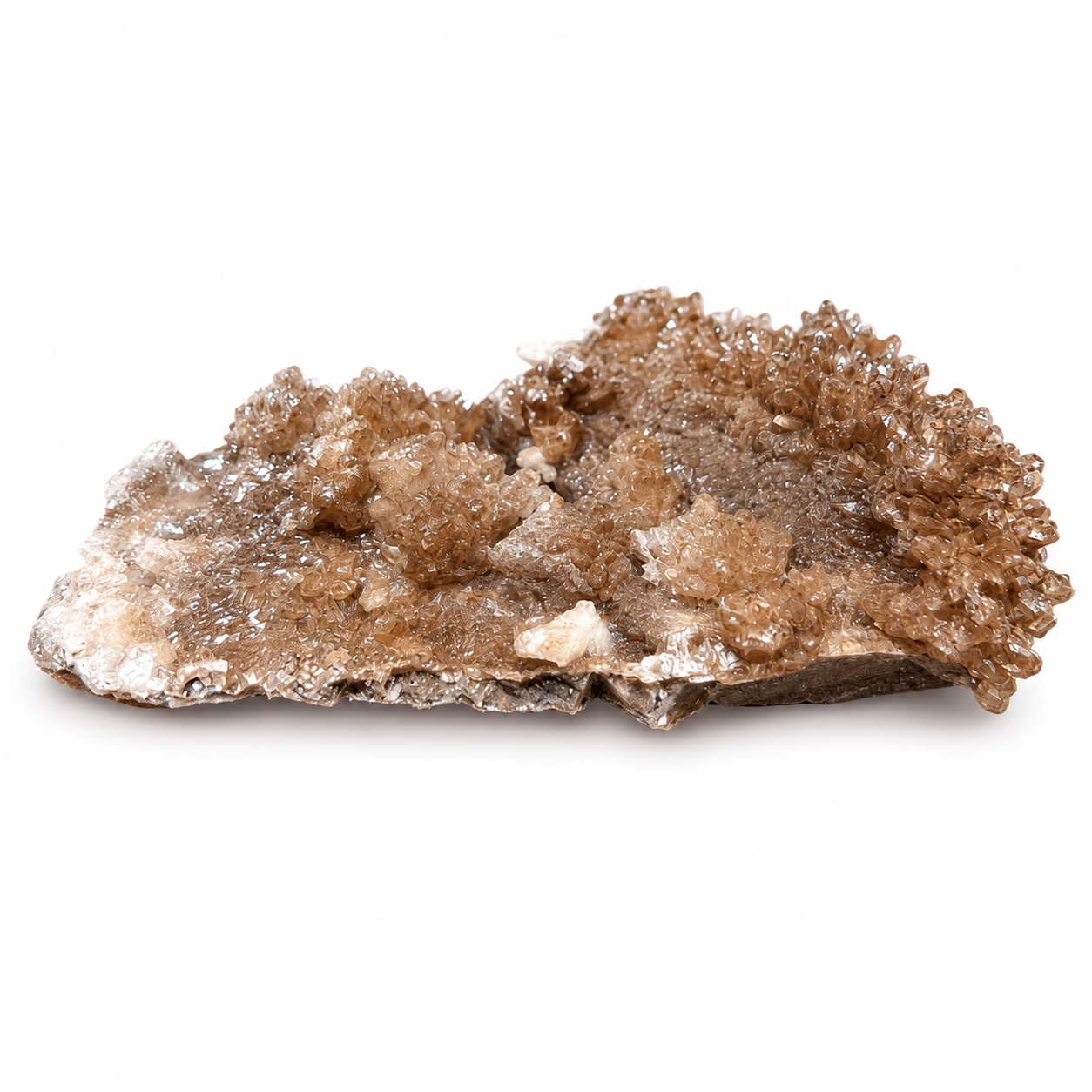 Brown Druzy Crystal Cluster
