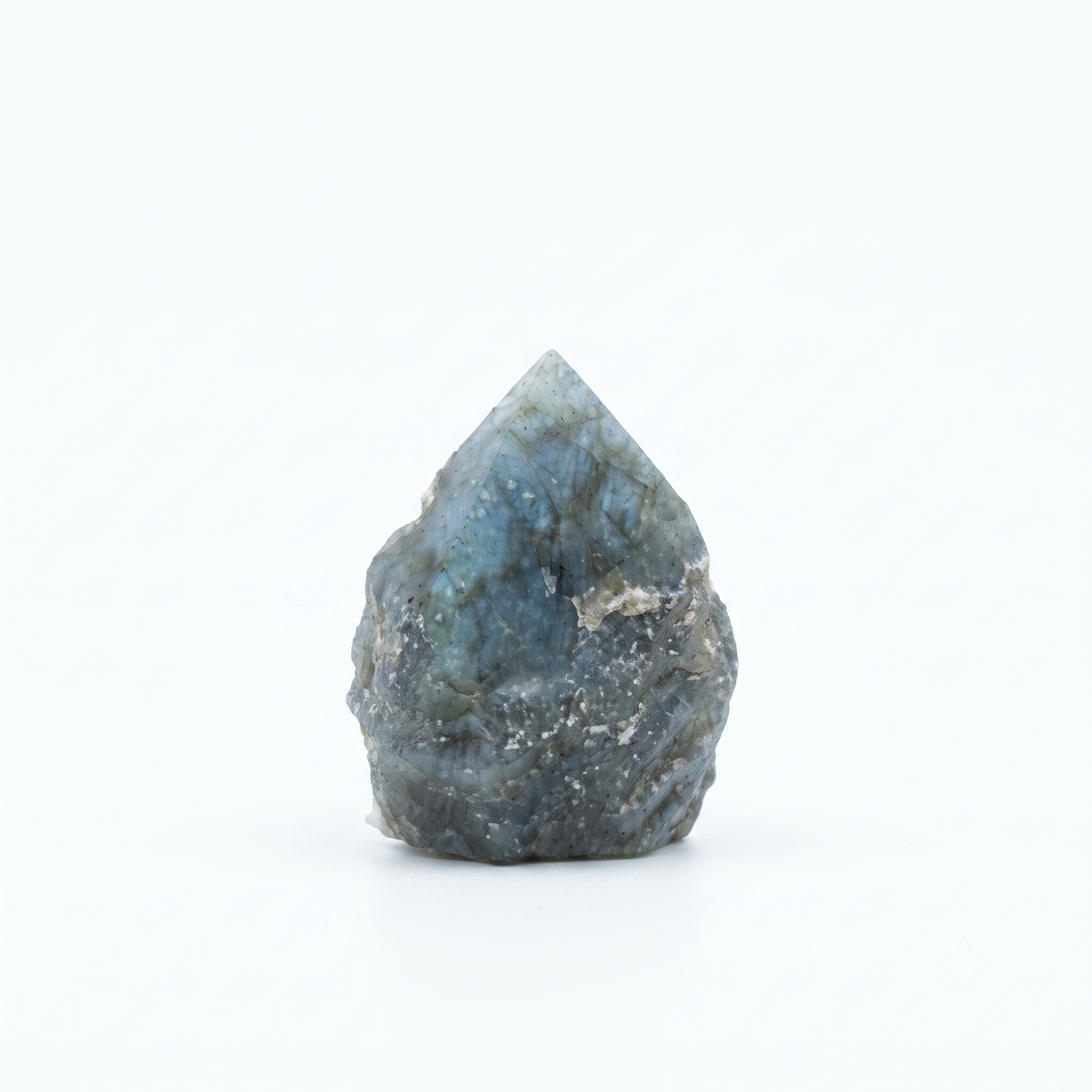 Labradorite Crystal Point & Rough Base Obelisk