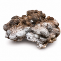 Brown & White Druzy Crystal Cluster