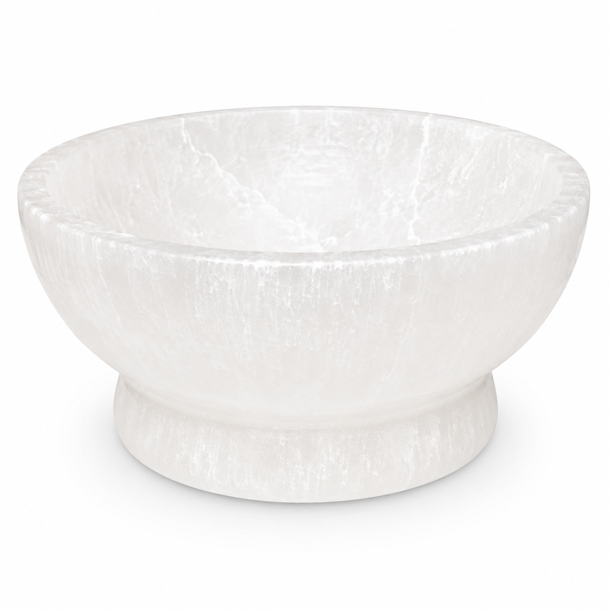 Selenite Pedestal Charging Bowl