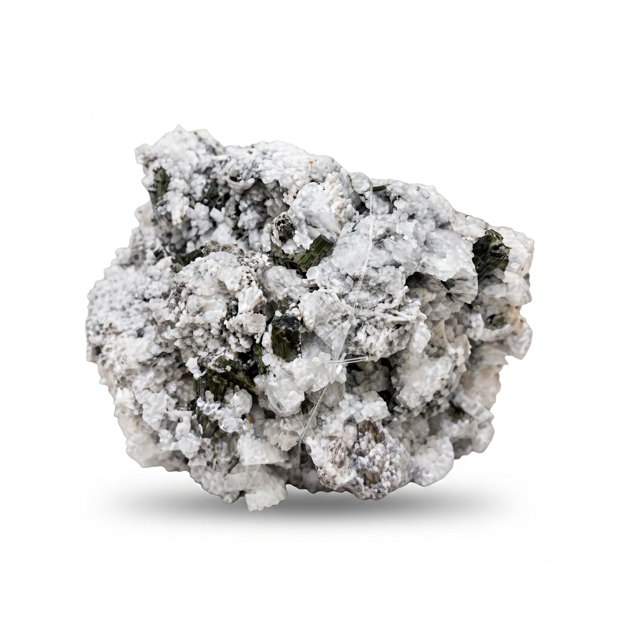 Tourmaline & Crystalline Albite Mineral Specimen