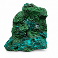 Malachite with Dioptase Crystal Specimen