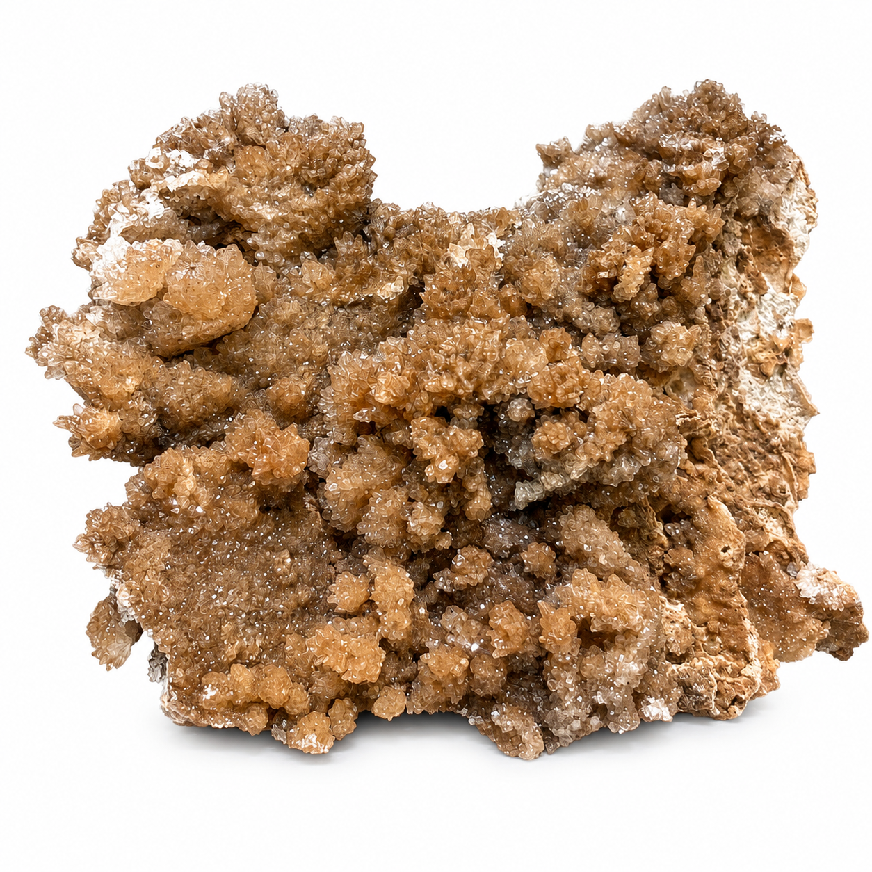 Brown Druzy Crystal Cluster
