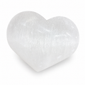 Natural Polished Selenite Heart